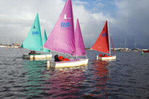 Hansa 303W Sailing in Cardiff Bay